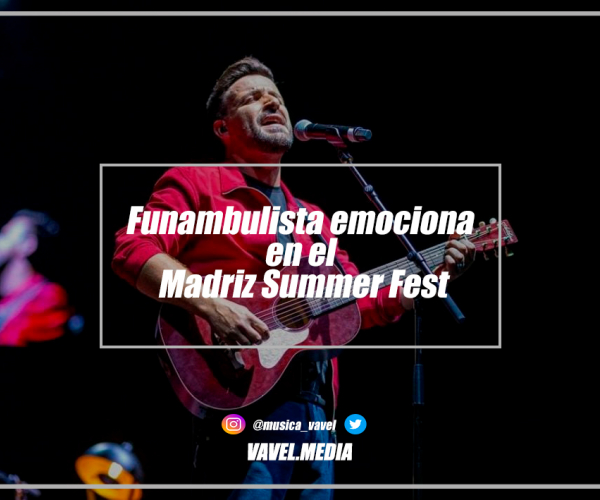 Funambulista emociona en el Madriz Summer Fest