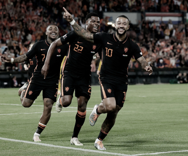Em final de jogo eletrizante, Holanda vence País de Gales no último minuto
