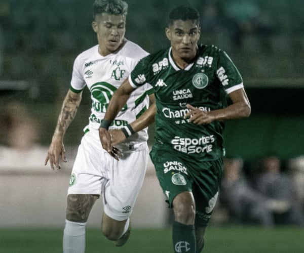 Guarani e Chapecoense fazem jogo com emoção e empatam pela Série B