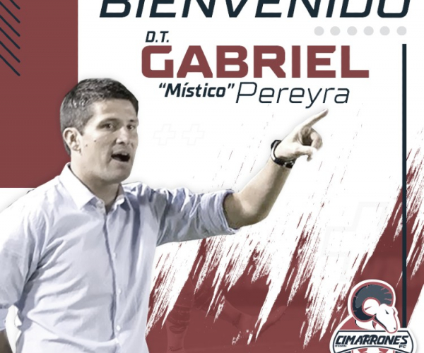 Gabriel
Pereyra, nuevo técnico de Cimarrones