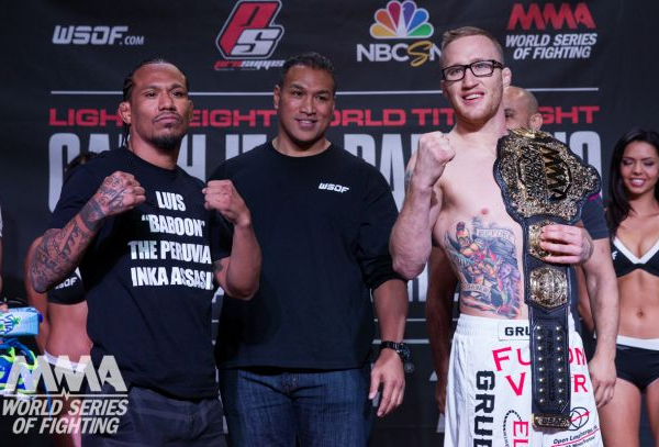 Justin Gaethje And Luis Palomino Clash in Epic Lightweight Title Fight WSOF: 19 Main Card Recap