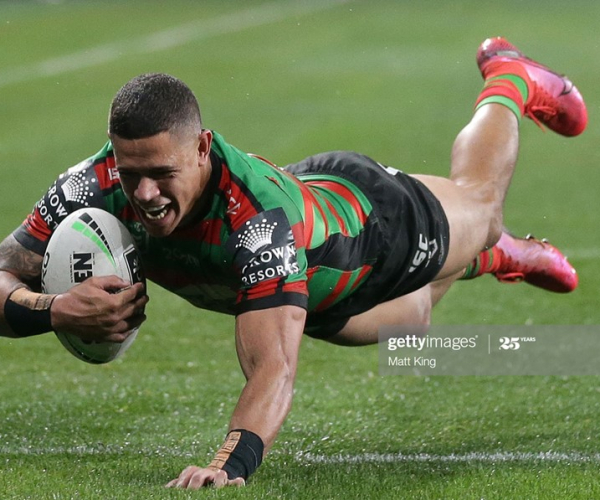 South Sydney Rabbitohs 18-10 Wests Tigers: First Gagai hat-trick secures win