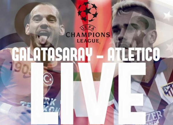 Live Galatasaray - Atletico Madrid, il risultato della partita di Champions League 2015/2016  (0-2)