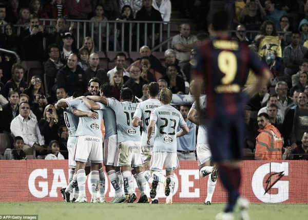 Barcelona surpreendido em casa pelo Celta