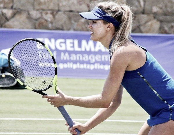 WTA Mallorca: Eugenie Bouchard wins opening match over Danka Kovinic