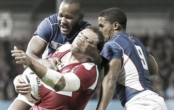 Copa Mundial de Rugby 2015: sin llevar adelante su mejor versión, Georgia batió a Namibia y quedó a un paso del Mundial de Japón