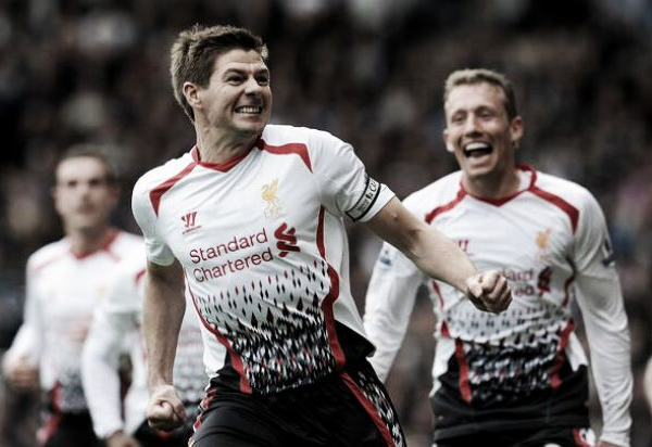 Steven Gerrard segue quebrando recordes pelo Liverpool