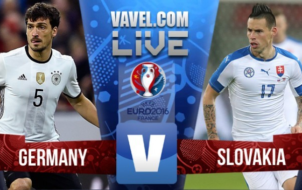 Terminata Germania - Slovacchia, Ottavi di finale Euro 2016  (3-0): Boateng, Gomez e Draxler