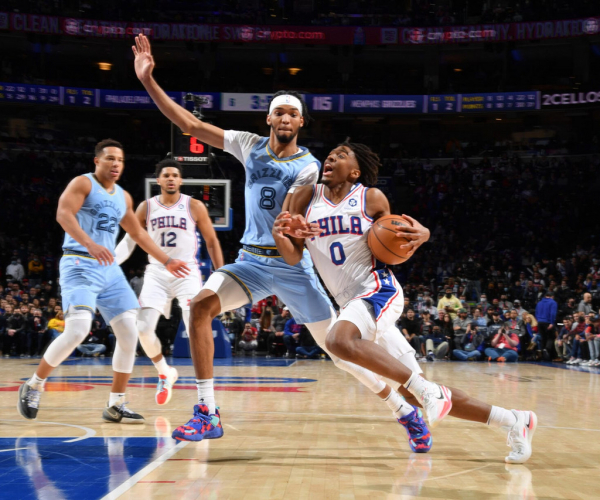 Plays and Highlights of 76ers 109-117 Grizzlies on NBA 2022