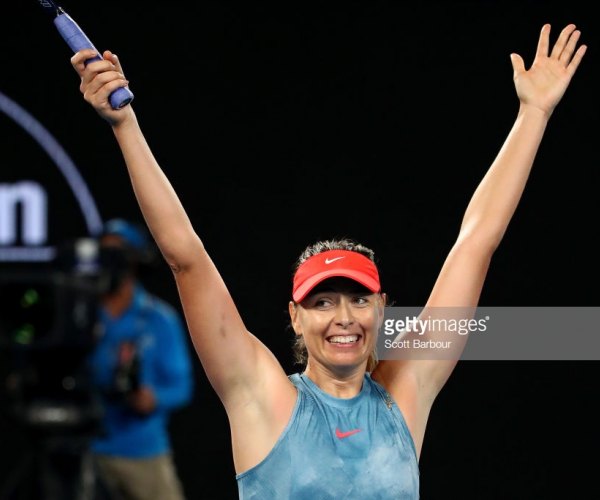 2019 Australian Open: Sharapova gets past Wozniacki in three sets