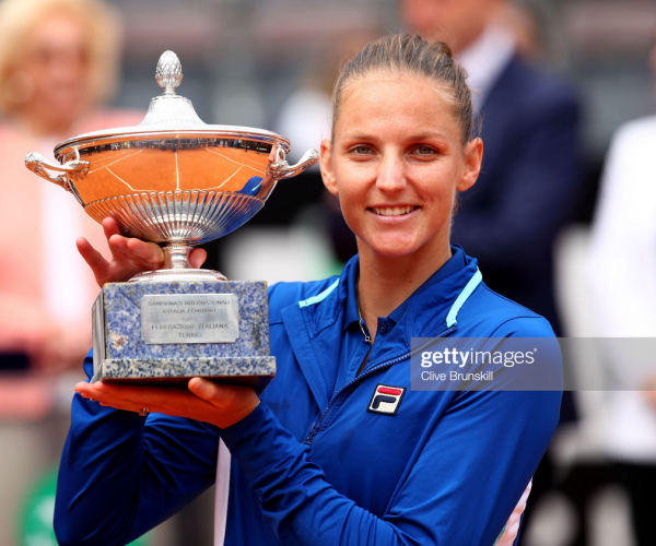 WTA Rome: Karolina Pliskova overcomes Johanna Konta to claim title