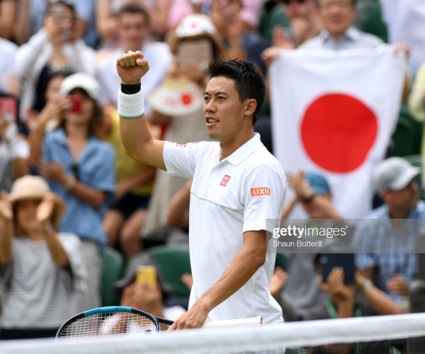 Wimbledon: Kei Nishikori sails into the fourth round with commanding display