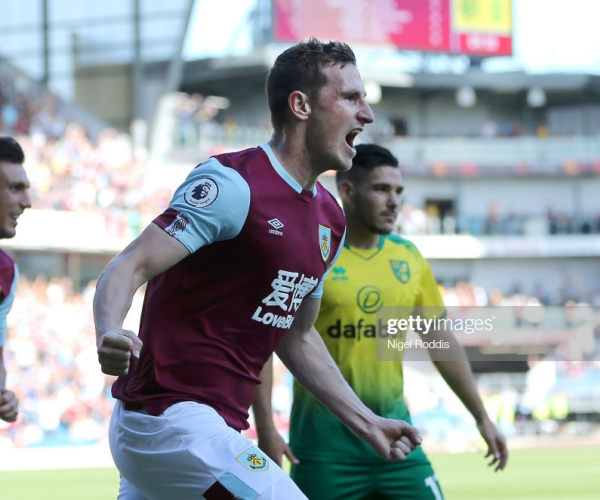 Burnley 2-0 Norwich: Wood's early brace secures three points for the Clarets