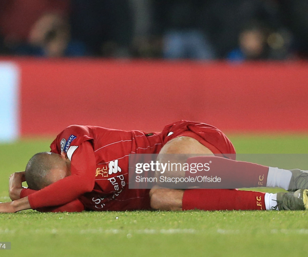 Liverpool's Fabinho out for remainder of 2019 with ankle injury