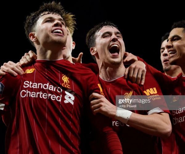 Liverpool
1-0 Shrewsbury Town: Youngest side in Reds' history earn famous win to set up
FA Cup fifth-round tie against Chelsea