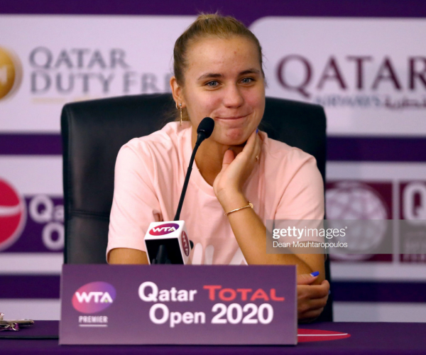 WTA Doha: Sofia Kenin wants to "keep the momentum going" after Australian Open title