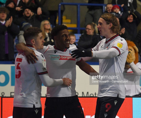 Bolton Wanderers 2-0 Cambridge United: Trotters make it four on the bounce with victory over U's