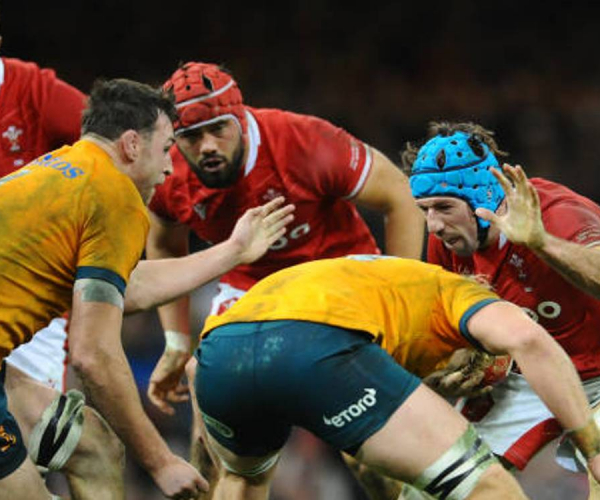 Highlights and trys of Wales 40-6 Australia in Rugby World Cup