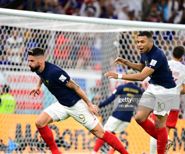 France 3-1 Poland. Giroud breaks Henry's record as France qualify for the last eight