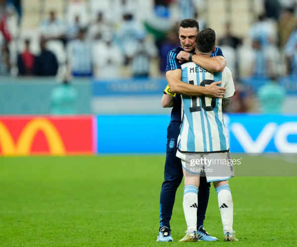 Lionel Scaloni hopes Lionel Messi "can lift this trophy" as Argentina face France in the FIFA World Cup final