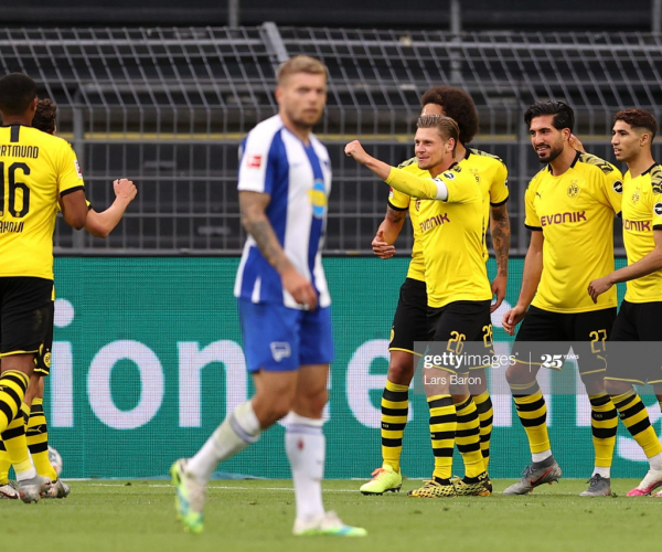Borussia Dortmund 1-0 Hertha BSC: Dortmund deal killer blow to Hertha's European hopes
