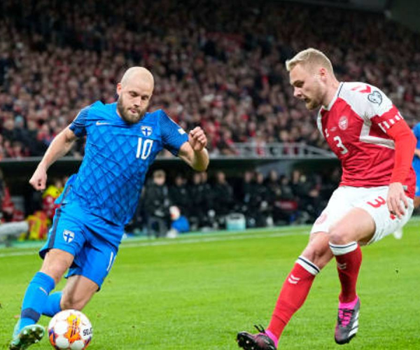 Highlights and goals of Finland 0-1 Denmark in Euro 2024 Qualifying