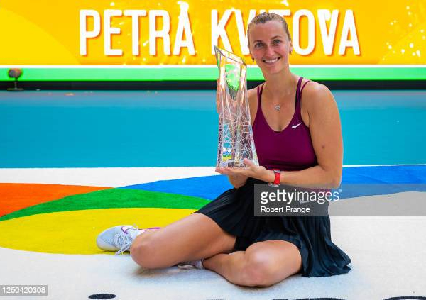 WTA Miami: Petra Kvitova tops Elena Rybakina to win 30th career title