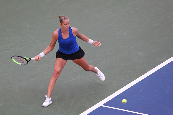 US Open: Shelby Rogers saves match points to edge past Petra Kvitova