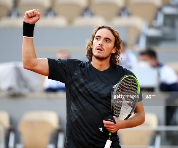 French Open: Stefanos Tsitsipas cruises past a lackluster Pablo Cuevas into the third round