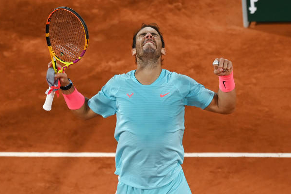 French Open: Rafael Nadal holds off challenge of Jannik Sinner in 100th career Roland Garros match