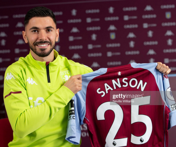 Aston Villa complete signing of midfielder Morgan Sanson