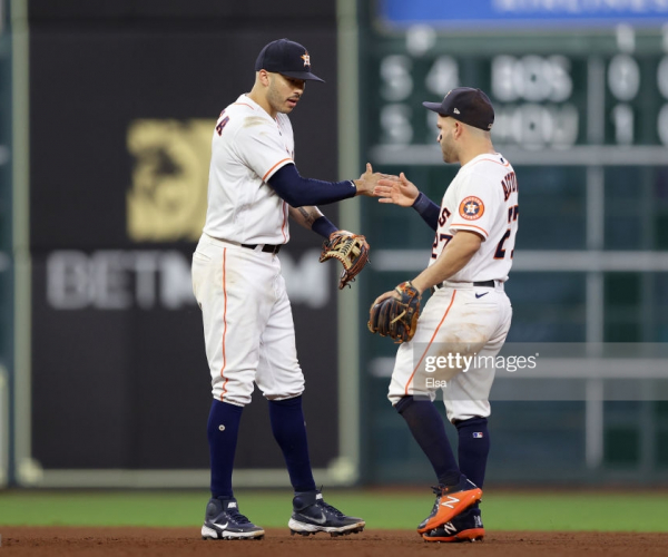 2021 American League Championship Series: Altuve, Correa homer as Astros top Red Sox in Game 1