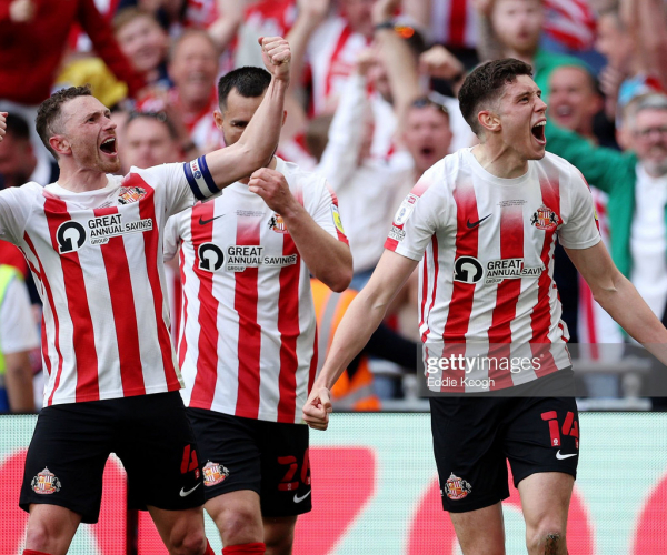 Sunderland 2-0 Wycombe Wanderers: Black Cats seal promotion to the Championship with League One Play-Off Final victory