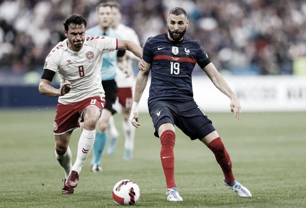 Resumen Dinamarca vs Francia en la UEFA Nations League 2022 (2-0) 
