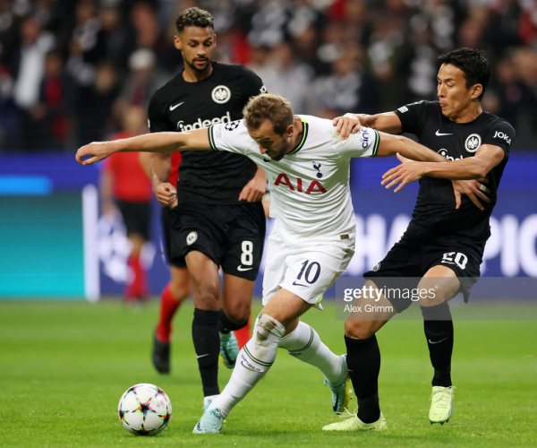 Eintracht Frankfurt 0-0 Tottenham: End-to-end encounter finishes goalless in Germany