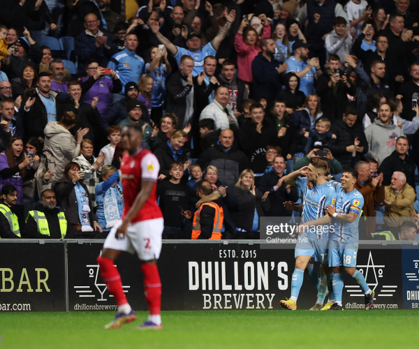 Coventry 2-2 Rotherham: Late penalty rescues point for Sky Blues