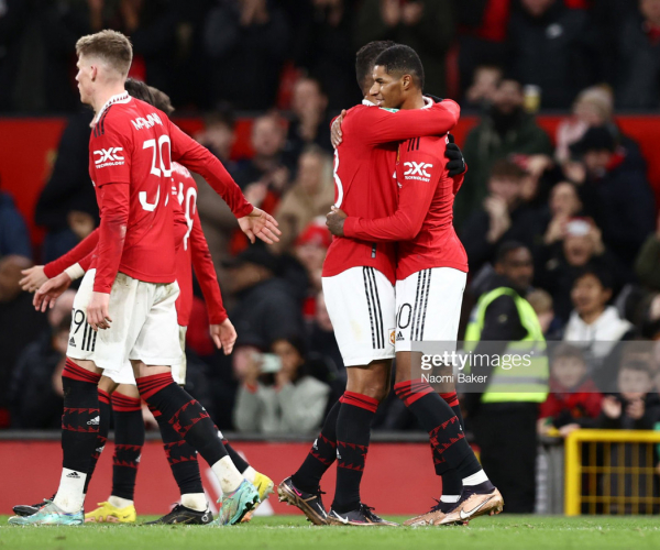 Manchester United 3-0 Charlton: Late Rashford double helps seal semi-final spot