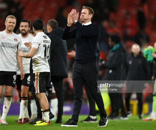 Dean Holden "couldn't have been prouder" of Charlton display against Man United