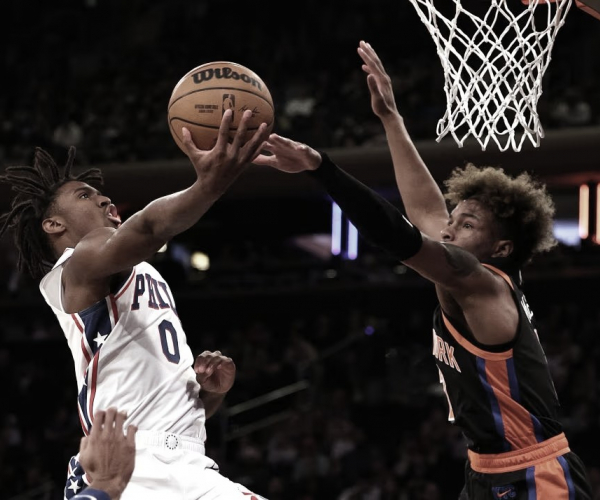 Highlights: New York Knicks 108-119 Philadelphia 76ers in NBA