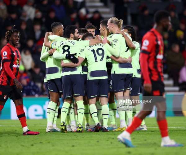 Bournemouth 1-4 Manchester City: Pep Guardiola's side cruise past struggling Cherries
