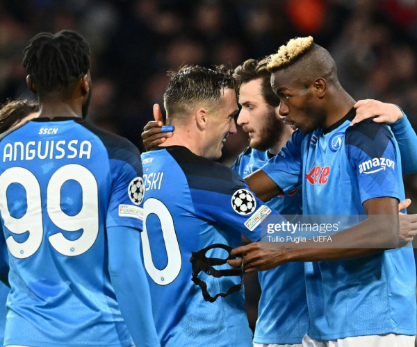 Napoli 3-0 Eintracht Frankfurt (5-0 agg): Napoli cruise past Frankfurt to reach quarter-finals for first time ever