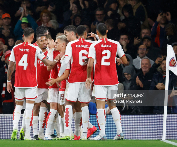 Arsenal 4-0 PSV Eindhoven: Gunners mark return to Champions League in style