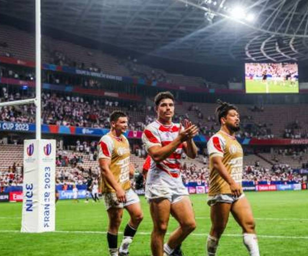 Highlights and tries of Japan 28-22 Samoa in Rugby World Cup