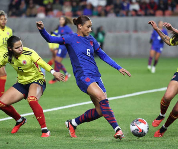 Resumen y goles del Estados Unidos 3-0 Colombia en Amistoso Femenil
