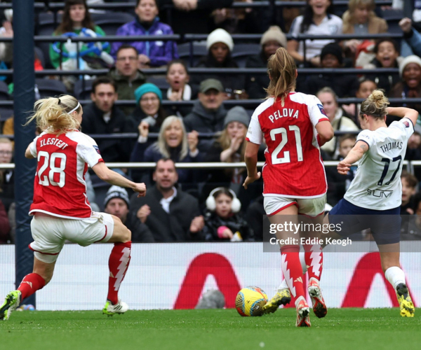 Tottenham 1-0 Arsenal: Spurs seal first WSL victory over Gunners thanks to Martha Thomas goal