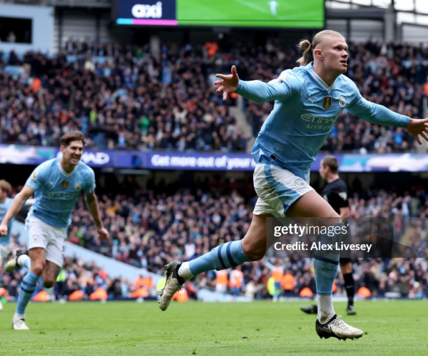 Man City 2-0 Everton: Haaland saves the day and sees off valiant Everton 