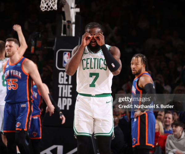 The Boston Celtics win their eighth game in a row