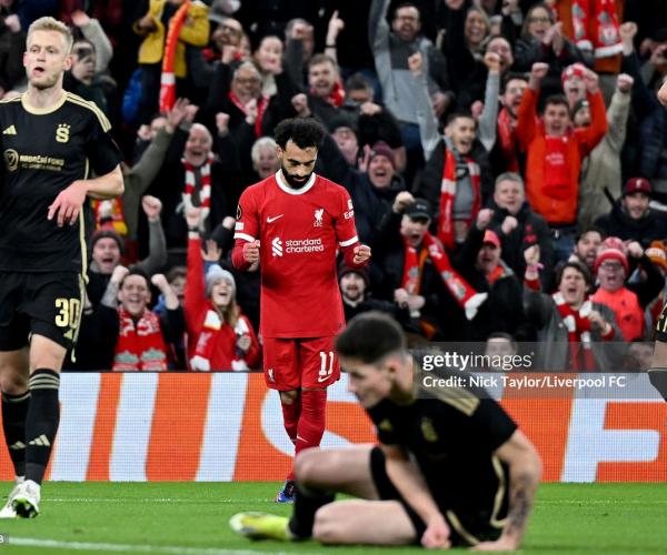 Jurgen Klopp hails relentless Mohamed Salah after record-breaking Liverpool win