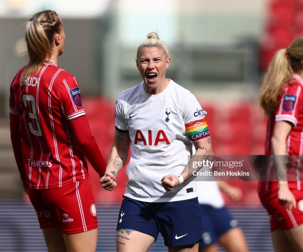Bristol City 0-1 Tottenham: Bethany England scores first WSL goal of the season to secure victory