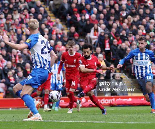 Liverpool 2-1 Brighton: Salah secures vital comeback win for Liverpool over Brighton